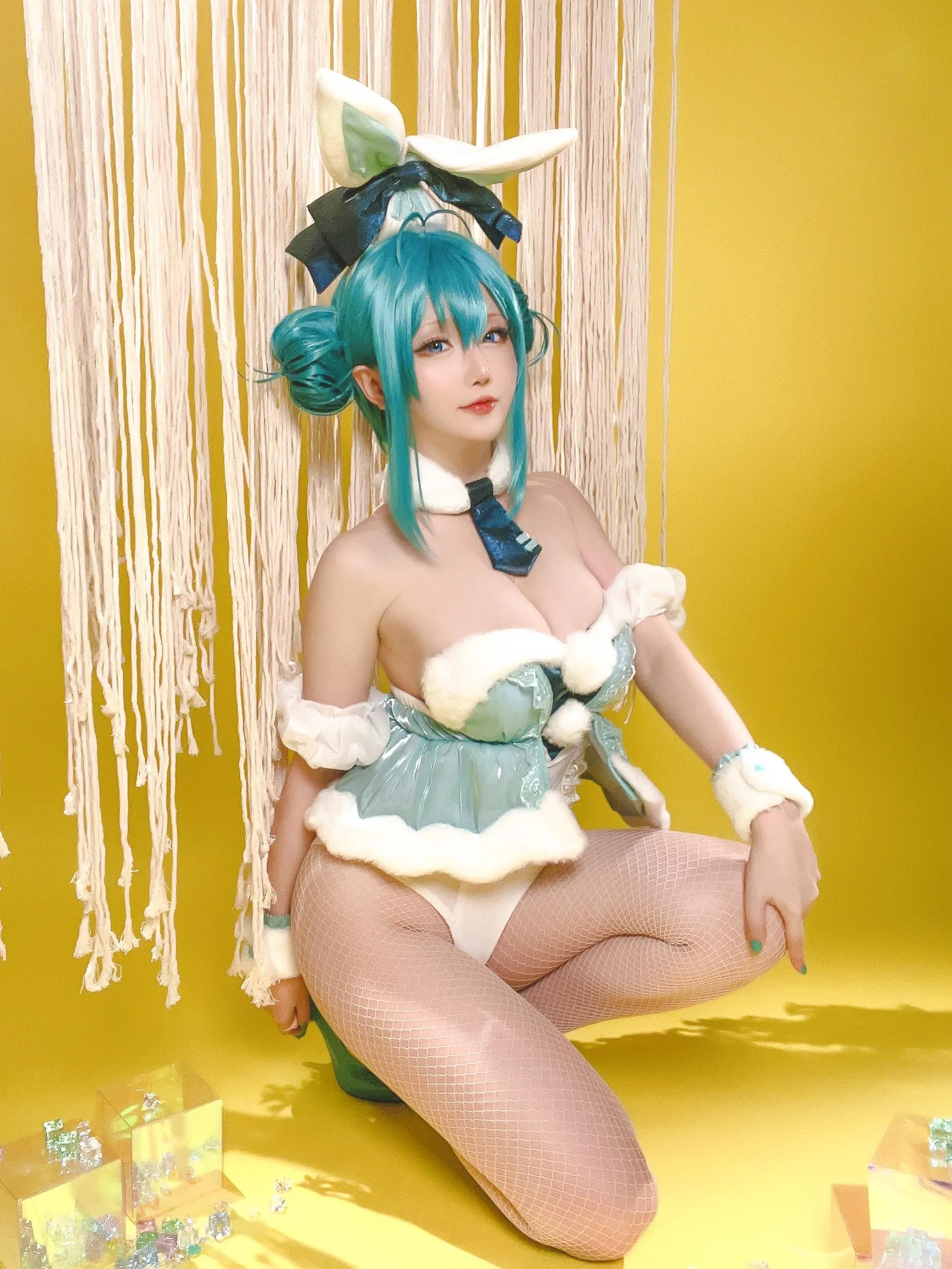 星之迟迟 – NO.158 23年9月计划A 初音未来 白兔女郎 [77P]插图5